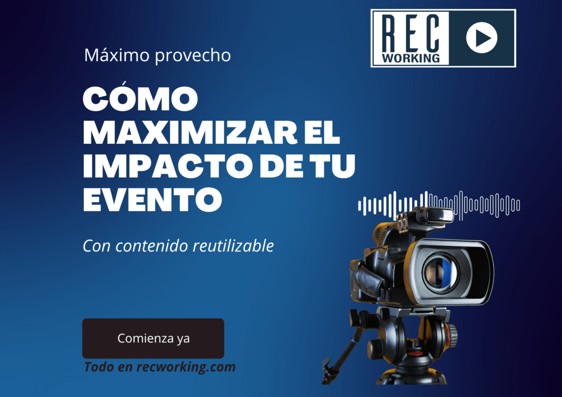 maximizar tu evento con contenido reutilizable
